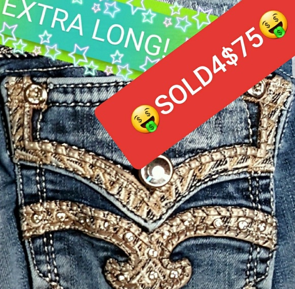 "Karla" XLong Rock Revival Jeans - Picture 7 of 8